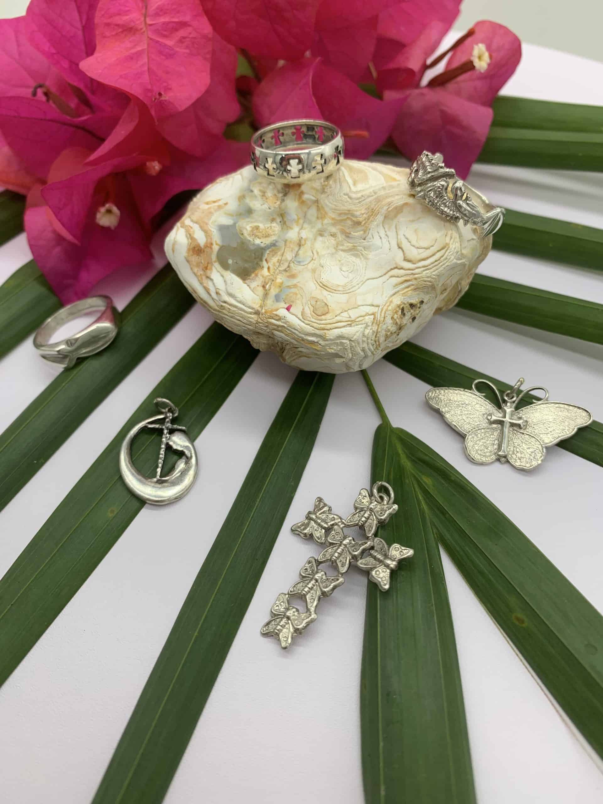 christian religious ring charms pendants