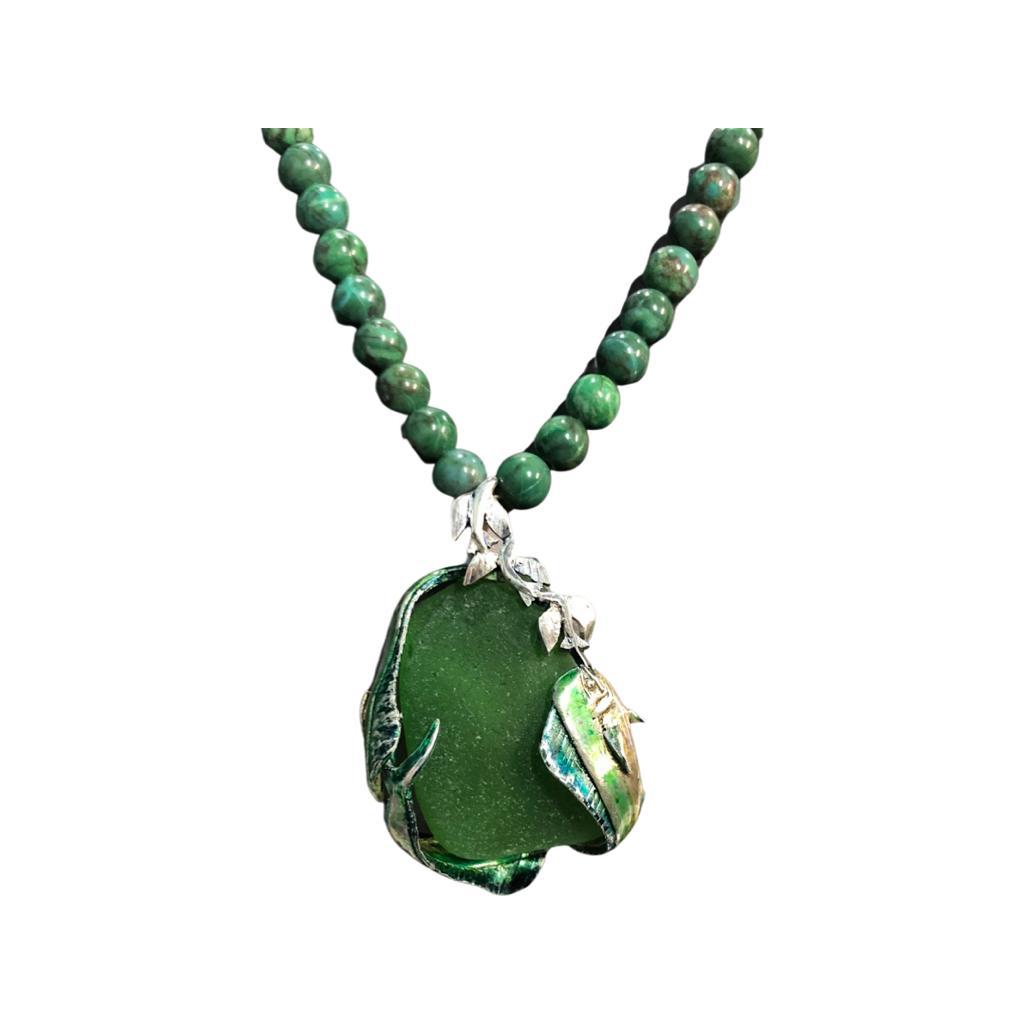 Fish of the Sea Glass Necklace and Pendant